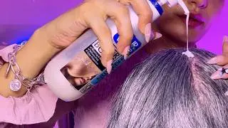 Ultimate Scalp Scratching🤯, Fast and Aggressive Scalp Check, Hair Cream, Hair Spray (2 Ver)