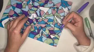 ART PROJECT - ABSTRACT CRUMPLED PAPER