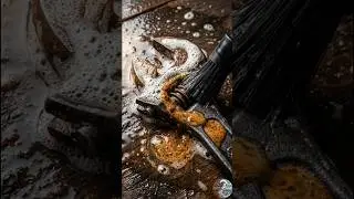 ASMR Rust Removal: Wrench Under Running Water