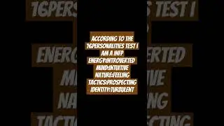 according to the 16personalities test