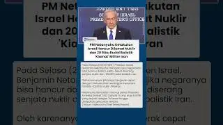 PM Israel Netanyahu Panik Negaranya Bisa Hancur Dibabat 20 Ribu Rudal Balistik dan Nuklir Iran