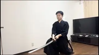 I started practicing Iaido again after a long time.