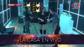 Fiesta Viernes 12/08 - Ivana media machada y Luifa bailando muy pegados Gran Hermano 2016