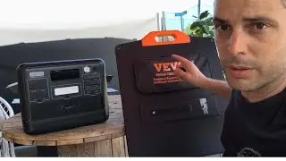 Test du panneau solaire portable 200w  de chez vevor