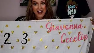 Craftmas Season 2 Episode 37: How to Make Custom Milestone Baby Blanket  Using Heat Transfer Vinyl