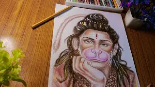  How to draw Hanuman Ji Drawing  | Pencil Sketch Tutorial for Beginners&rdquo; ||easy and simple