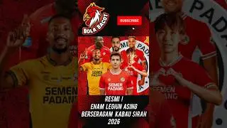 SEMEN PADANG FC Resmikan Enam Legiun Asing Baru #spfc #ligaindonesia #shorts
