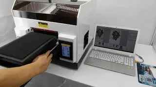 ACHI A3 UV printer works on T-shirt