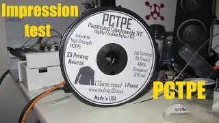 Test d'impression en PCTPE (taulman3D) sur une Printrbot simple