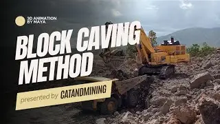 BLOCK CAVING METHOD.. #underground #mining