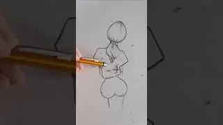 How to make a girl easily || @nonstop pencil || #learn #shorts #easy #learntricks