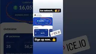 ice network free mining.. start now.. 🔥🤑