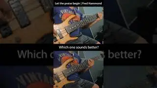 Battle of the basslines #music #bassplayer #fredhammond #bassguitarcover #gospel #groove #kensmith