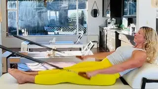 Pilates workout featuring the small barrel