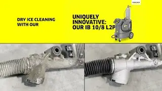 Karcher dry ice cleaner IB 10/8 L2P cleaning automotive