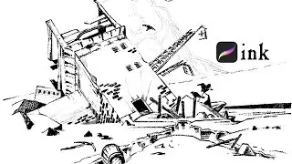 Let's Ink 3 Fantasy Environments in Procreate!