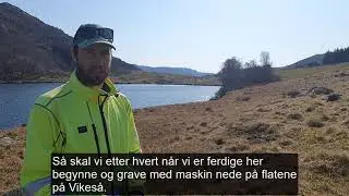 Uadalsvatnet, og funn av spor fra steinalder