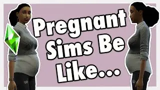 Беременные персонажи в Sims 4 Будьте как... #Шорты