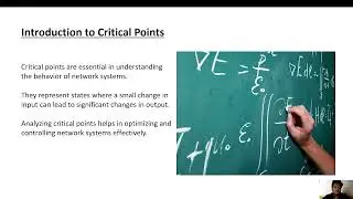 critical points of a network system