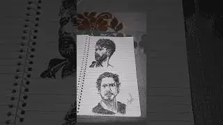 pen rolling transition #shahidkapoor #robertdowneyjr #actor #drawing #edit #penart #sketch #art #fyp