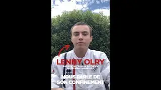 FFGym - Gymnaste & Confiné - Le confinement de Lenny Olry