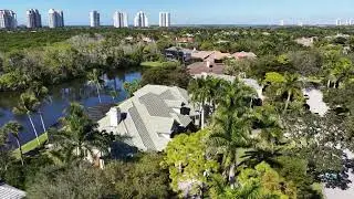 Naples Drone sails Bonita Bay Country Club while inspecting for Tower Hill Insurance