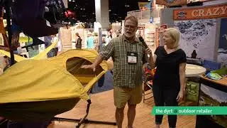 Crazy Creek's Pod Hammock - The Dyrt at Outdoor Retailer, Summer 2018