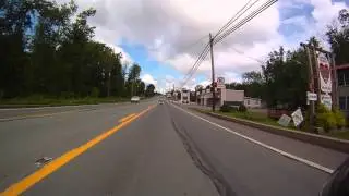 Lake Wallenpaupack PA- Main st Rt 590 virtual motorcycle ride 18451