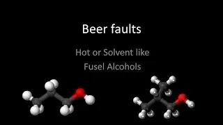 Hot or solvent - Fusel alcohol beer fault