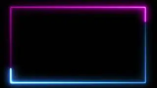 Frame with Neon lights,/Glowing Neon Light Frame/Nice Free Download