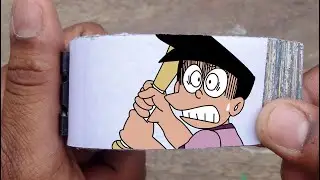 Doraemon Cartoon Flipbook #116 | Nobita Scares Suneo Flip Book | Flip Book Artist 2023