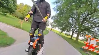 PEV CHICAGO - INMOTION V14 ADVENTURE - The Bonfire Ride Sponsored By ChiBatterySystems