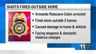 Man arrested after shots fired at a home, car in east Colorado Springs