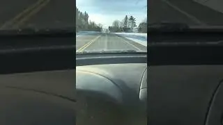 Road noise from Finnish studded winter tires sound almost like a detroit diesel ⛽️