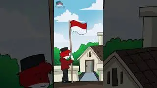 17 agustus 1945 #countryhumans #animasi #indonesia