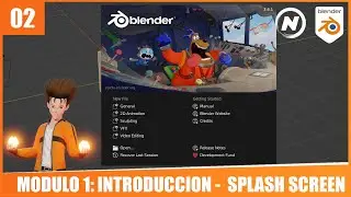 Curso Blender - Modulo 1 - Introducci&oacute;n - Splash Screen