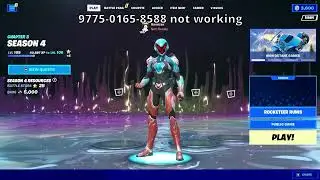 Earn Points at RL Live (9775-0165-8588 not working) Fortnite