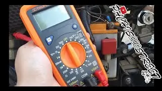 Como checar la bateria de tu moto con un multimetro Truper MUT-33  - Pachis220street