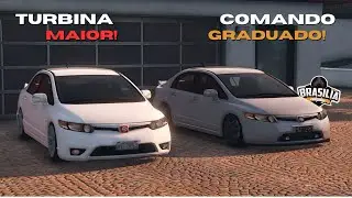 DOIS CIVIC SI, MAS COM PREPARAÇÕES DIFERENTES! QUAL ANDA MAIS? Brasília RP #21