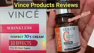 Vince vitamin c sereum & wrinkless cream review | Night care products|Hina Rajpoot vlogs & tips