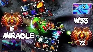 EPIC Liquid Battle - Liquid.Miracle Spectre vs Liquid.w33 Puck - Who will get the Rampage? Dota 2