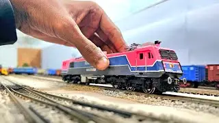 WAG-9HH Loco (Ho Scale Model) #90009 ● Made by @Ajkstrain ● Test Run & Parallel race