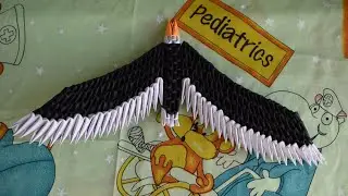 How to make a 3D origami hawk / Crafty Buddy