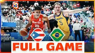 Puerto Rico v Brazil | Basketball Full Game - #FIBAWC 2023 Qualifiers