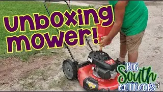 Craftsman Push Mower Unboxing & Assembly