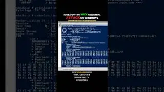 Exploit🐞Run to Get Credentials | Windows Attack #hacker