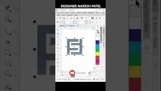 Ff - Logo Design in Coreldraw || Coreldraw Tutorials #shorts #youtubeshorts #logo