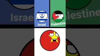 israel vs palestine pt 2 #historyballs #countryballs