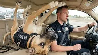 I wanted a Disciplined Dog, but God gave me a Comedian! 🤣 Funny POLICE DOG