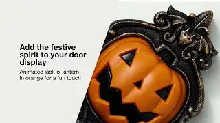 Animated Witch Silhouette Halloween Decorative Prop - Hyde & EEK! Boutique(1)